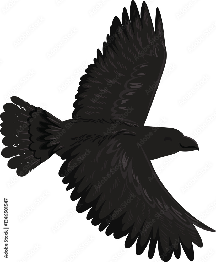 Fototapeta premium set of silhouettes of bird vector art background