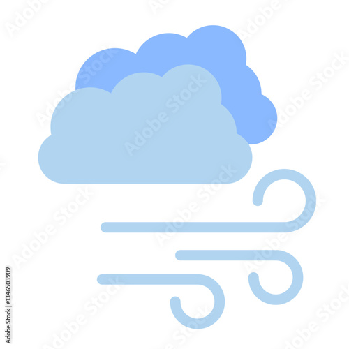 Windy Day Vector Design Icon Style