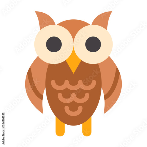 Owl Vector Design Icon Style