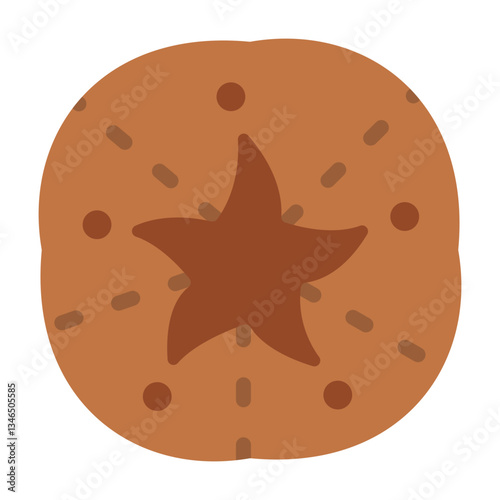 Sand Dollar Vector Design Icon Style