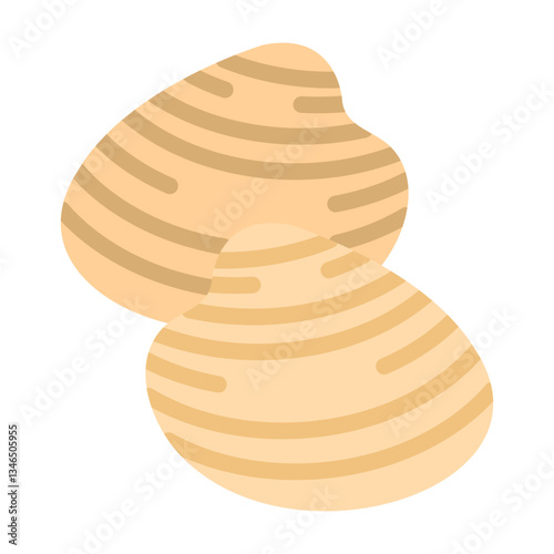 Clam Vector Design Icon Style