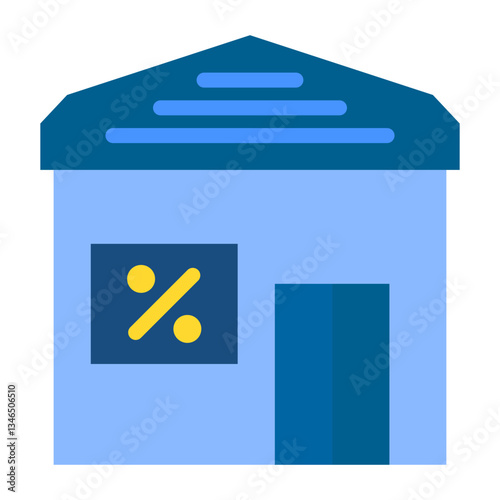 Mortgage rates Vector Design Icon Style