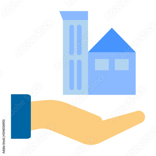 Property management Vector Design Icon Style
