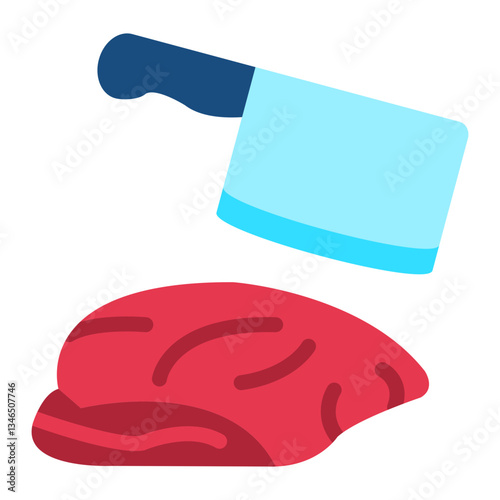 Meat cuts Vector Design Icon Style