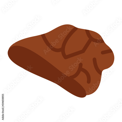 Beef brisket Vector Design Icon Style