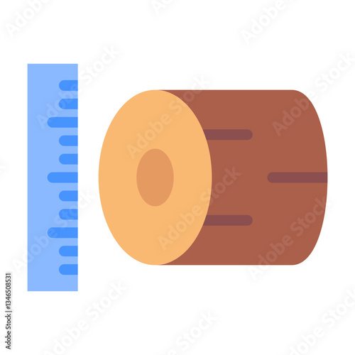 Log scaling Vector Design Icon Style