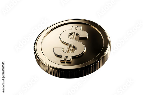 dollar on transparent background