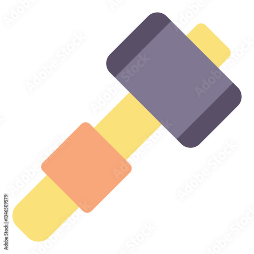 Sledgehammer Vector Design Icon Style