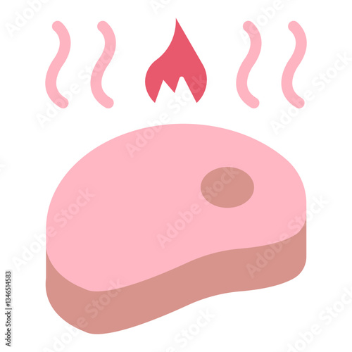 Pork Tenderloin Vector Design Icon Style