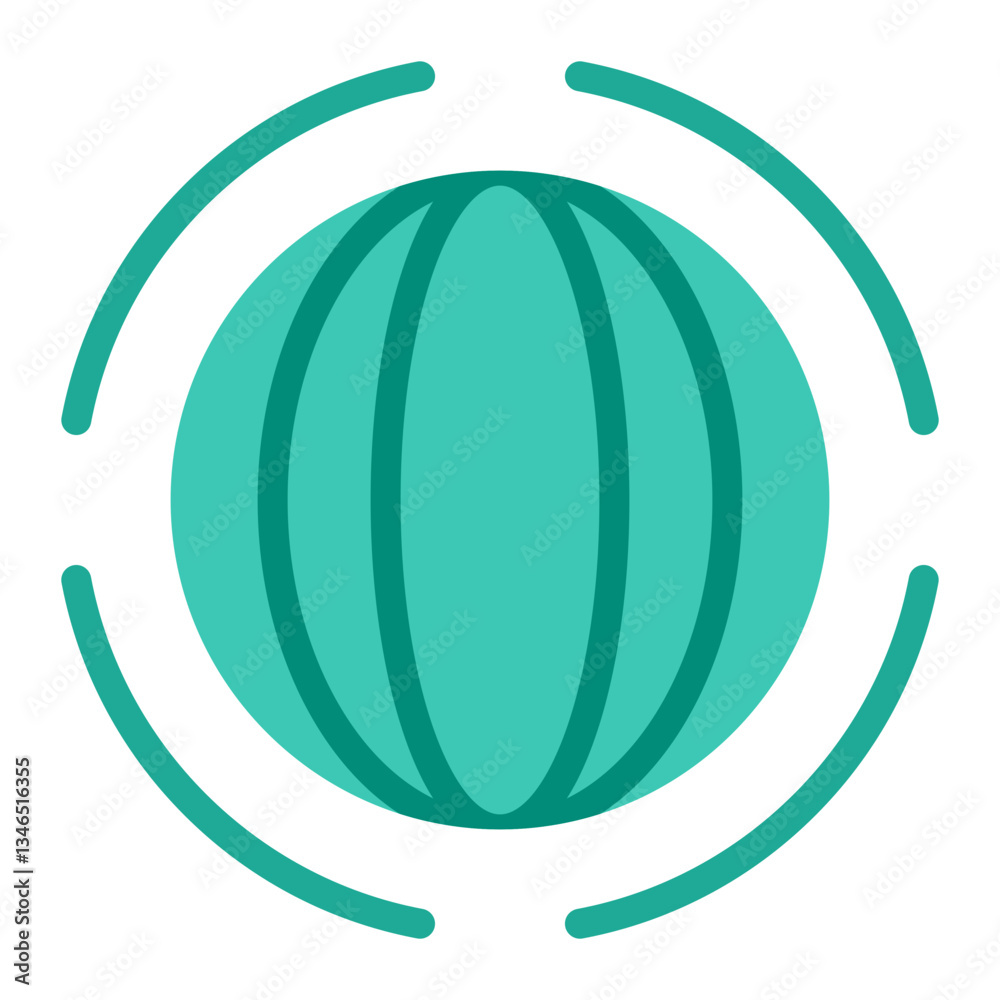 Longitude Vector Design Icon Style Longitude Vector Design Icon Style