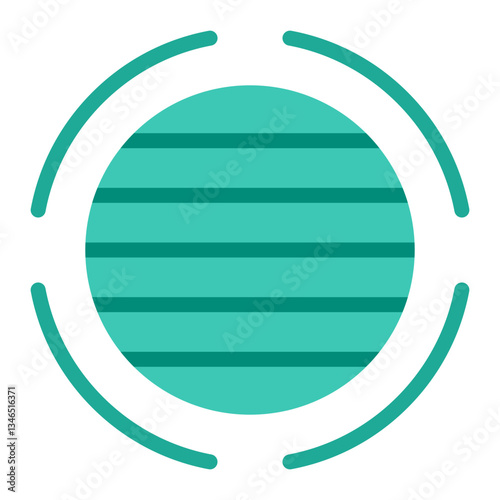 Latitude Vector Design Icon Style