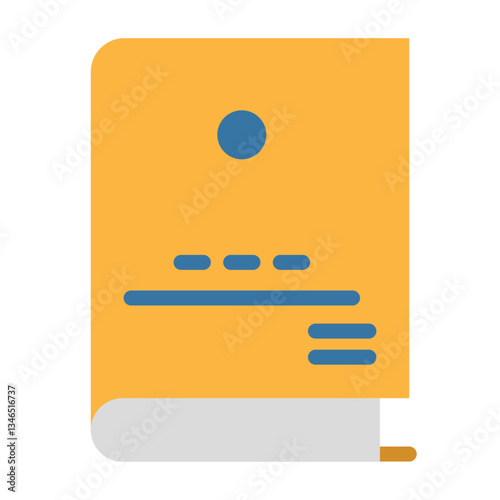 Guidebook Vector Design Icon Style