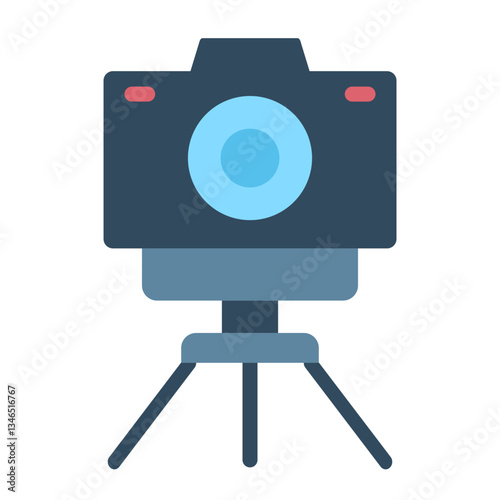 Surveyor's Instrument Vector Design Icon Style