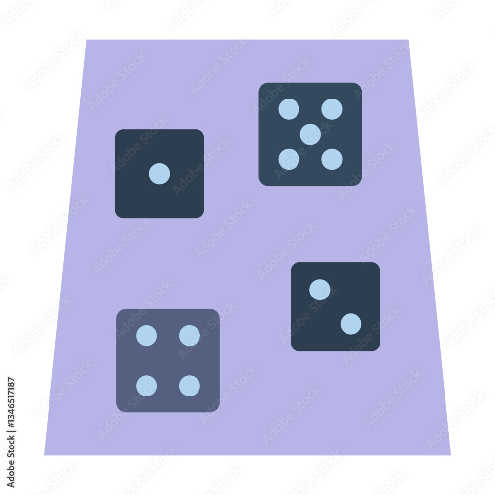 Dice Vector Design Icon Style Dice Vector Design Icon Style