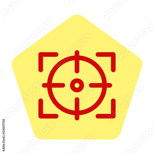 Target Sight Vector Design Icon Style