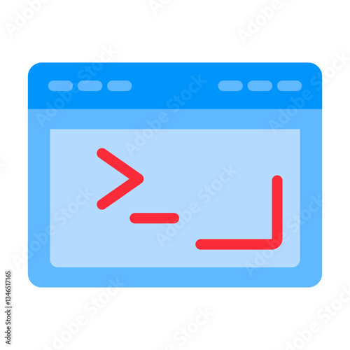 Console Vector Design Icon Style