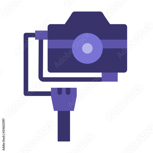 Gimbal Vector Design Icon Style
