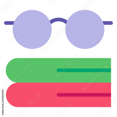 Reading Glasses Vector Design Icon Style