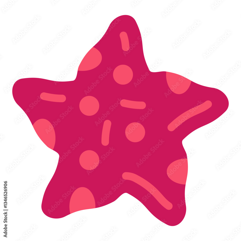 Star fish Vector Design Icon Style