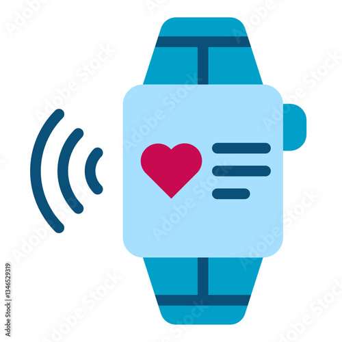 Smartwatch app Vector Design Icon Style
