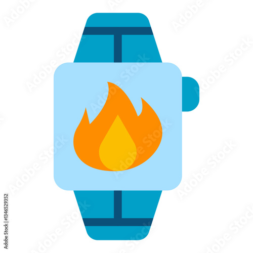 Calories burned Vector Design Icon Style