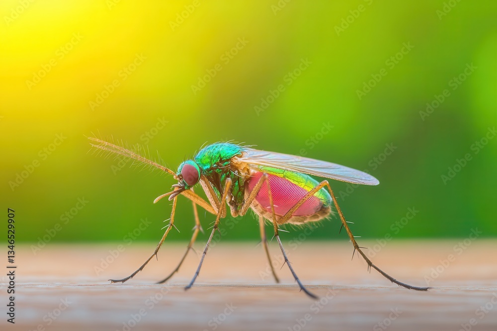Fototapeta premium Close-up Mosquito Banner