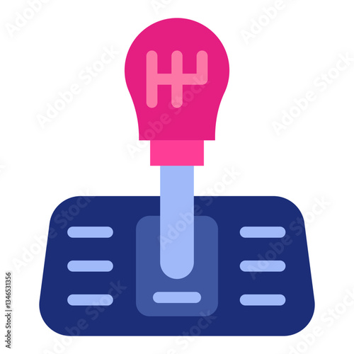 Gearshift Vector Design Icon Style