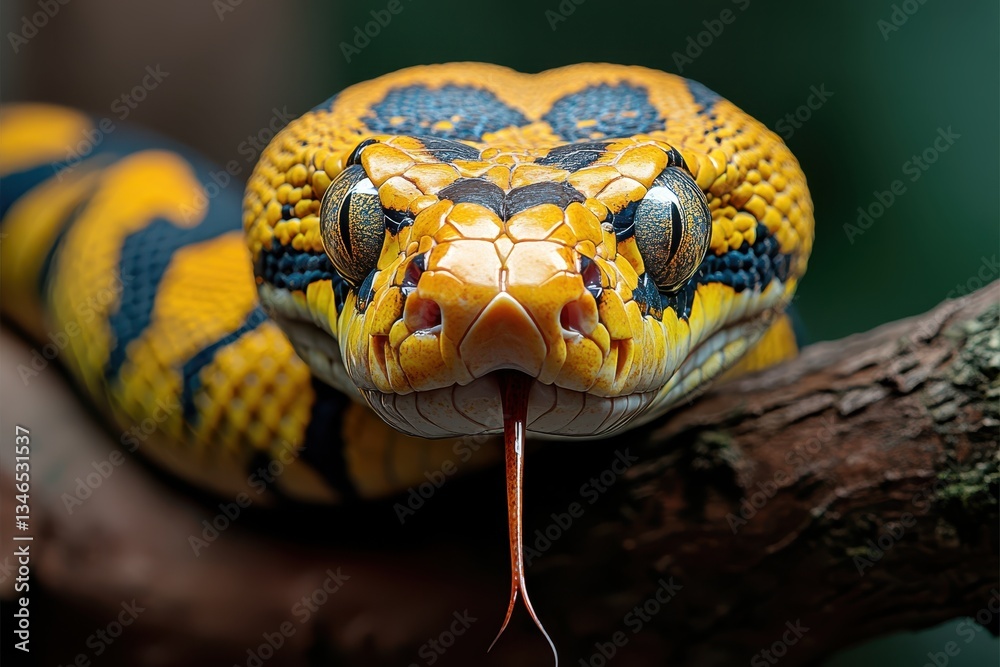 Obraz premium Close-up Snake Banner