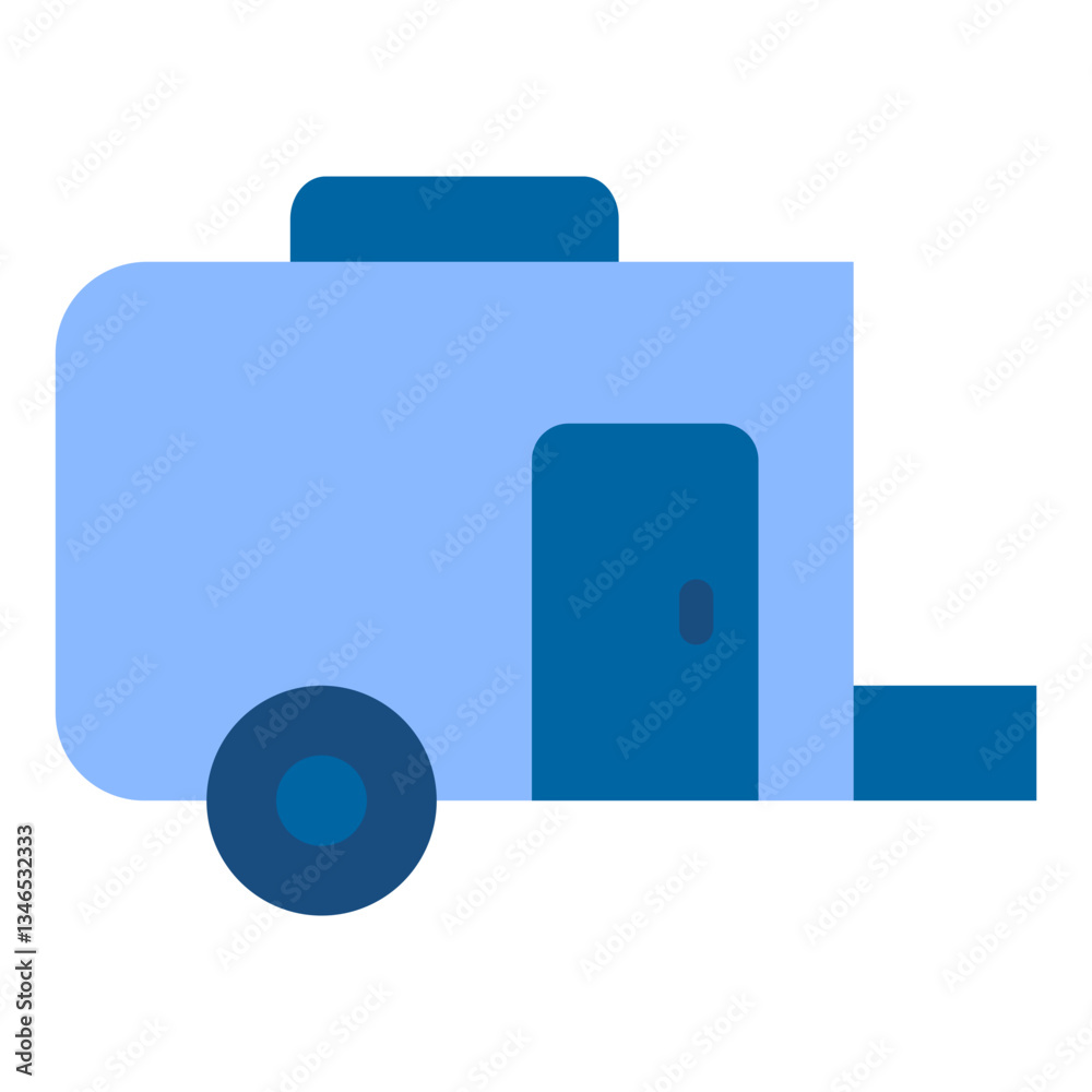 Caravan Vector Design Icon Style