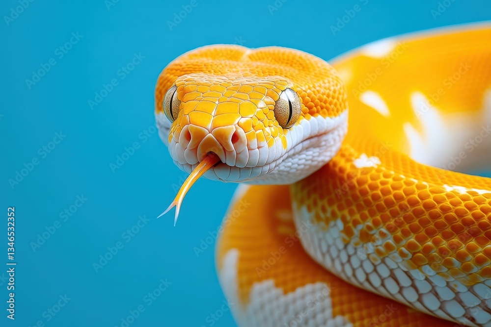 Fototapeta premium Close-up Snake Banner