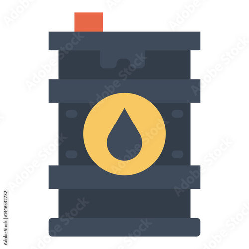 Crude Oil Vector Design Icon Style