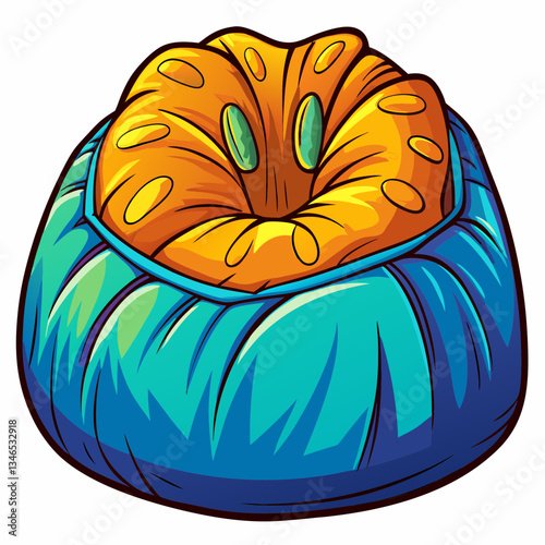 bean bag on a white background
