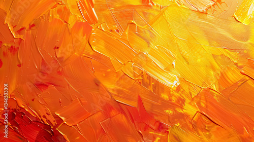 Vibrant orange hues depicting stars and the outer space galaxy night sky, creating a colorful and lively starry banner backdrop of the starfield.