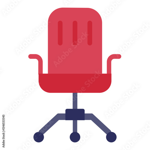 Office Chair Vector Design Icon Style