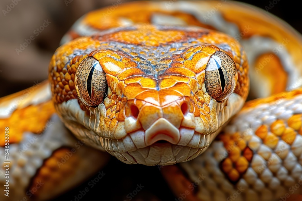 Fototapeta premium Close-up Snake Banner