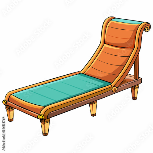 illustration of a chaise lounge