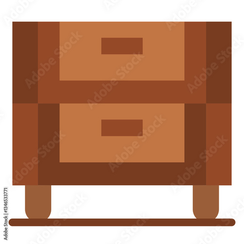 Office Drawer Vector Design Icon Style