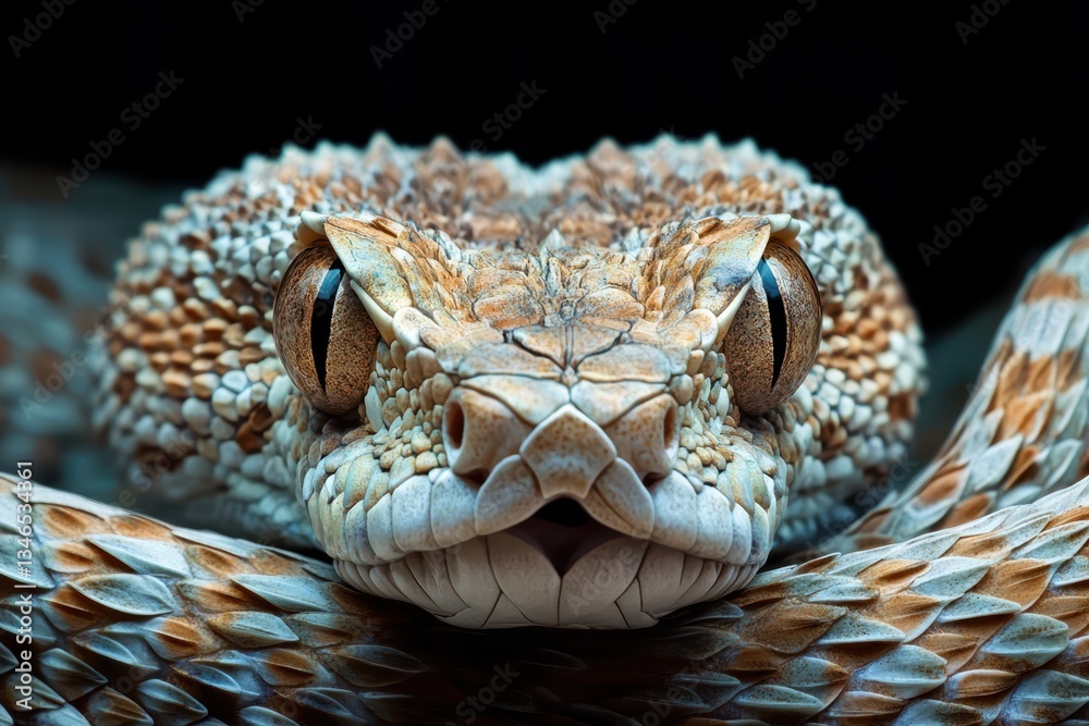 Fototapeta premium Close-up Snake Banner