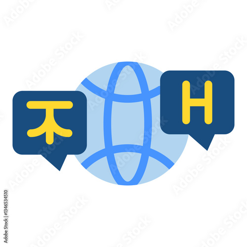 Language Study Vector Design Icon Style
