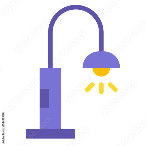 Street Light Vector Design Icon Style