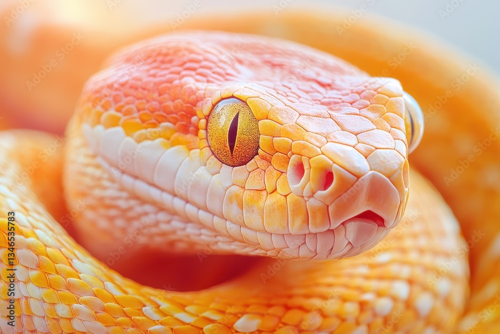 Fototapeta premium Close-up Snake Banner