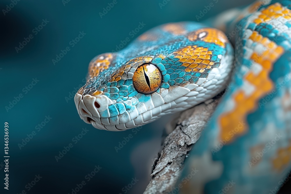 Fototapeta premium Close-up Snake Banner