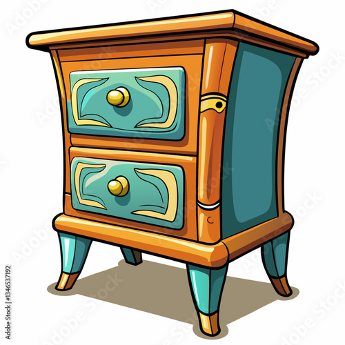 nightstand furniture icon