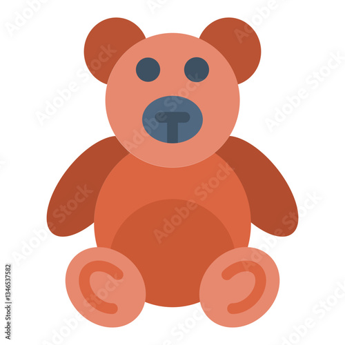 Teddy Bear Vector Design Icon Style