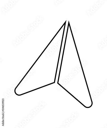 Share icon with thin outline