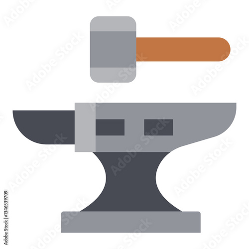 Anvil Vector Design Icon Style