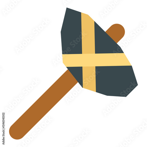 Stone Hammer Vector Design Icon Style