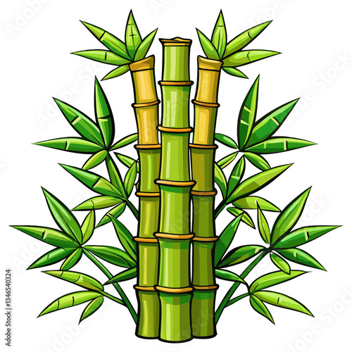 bamboo vector illustration