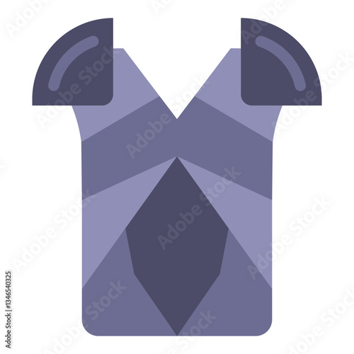 Iron Armor Vector Design Icon Style