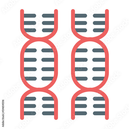 DNA Vector Design Icon Style
